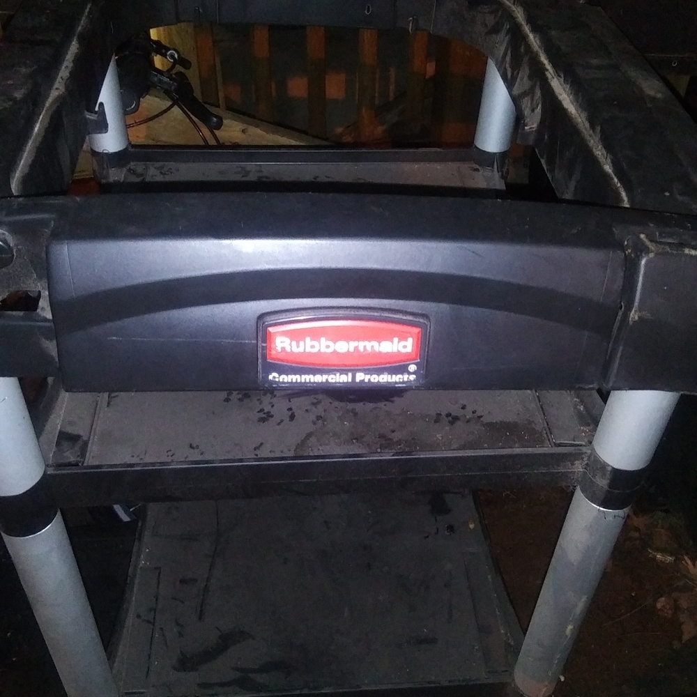Commercial janitorial cart and bag